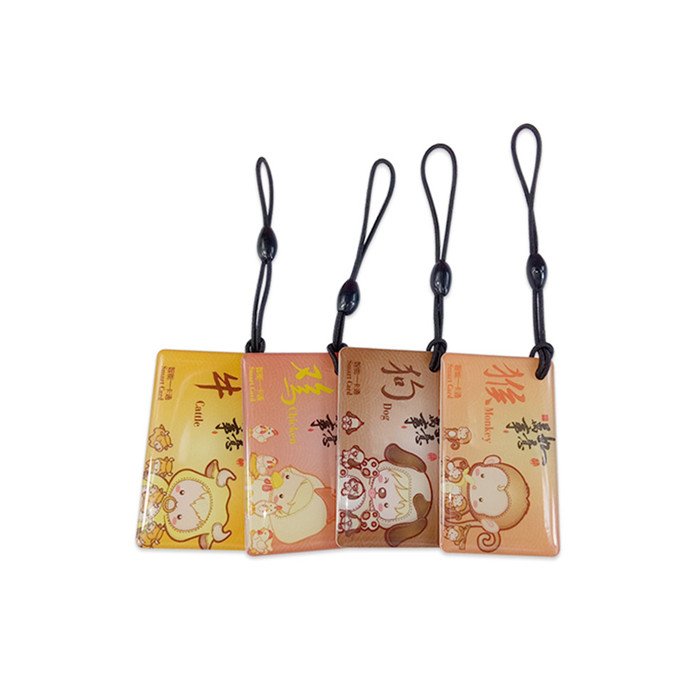 13.56Mhz IC Card nfc keychain nfc tag OEM logo for Access Control