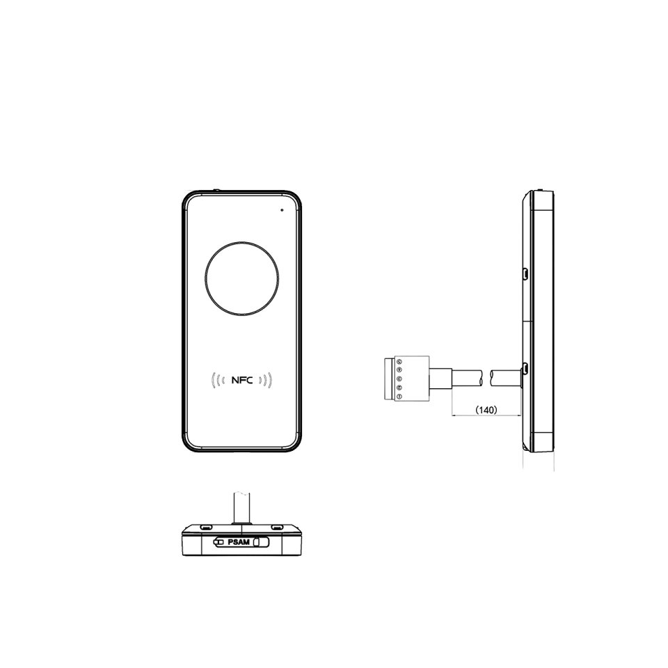 COOLCODE CR09 supports reading ISO 14443A protocol cards, ISO 14443B protocol cards and IDcards reading the physical card number