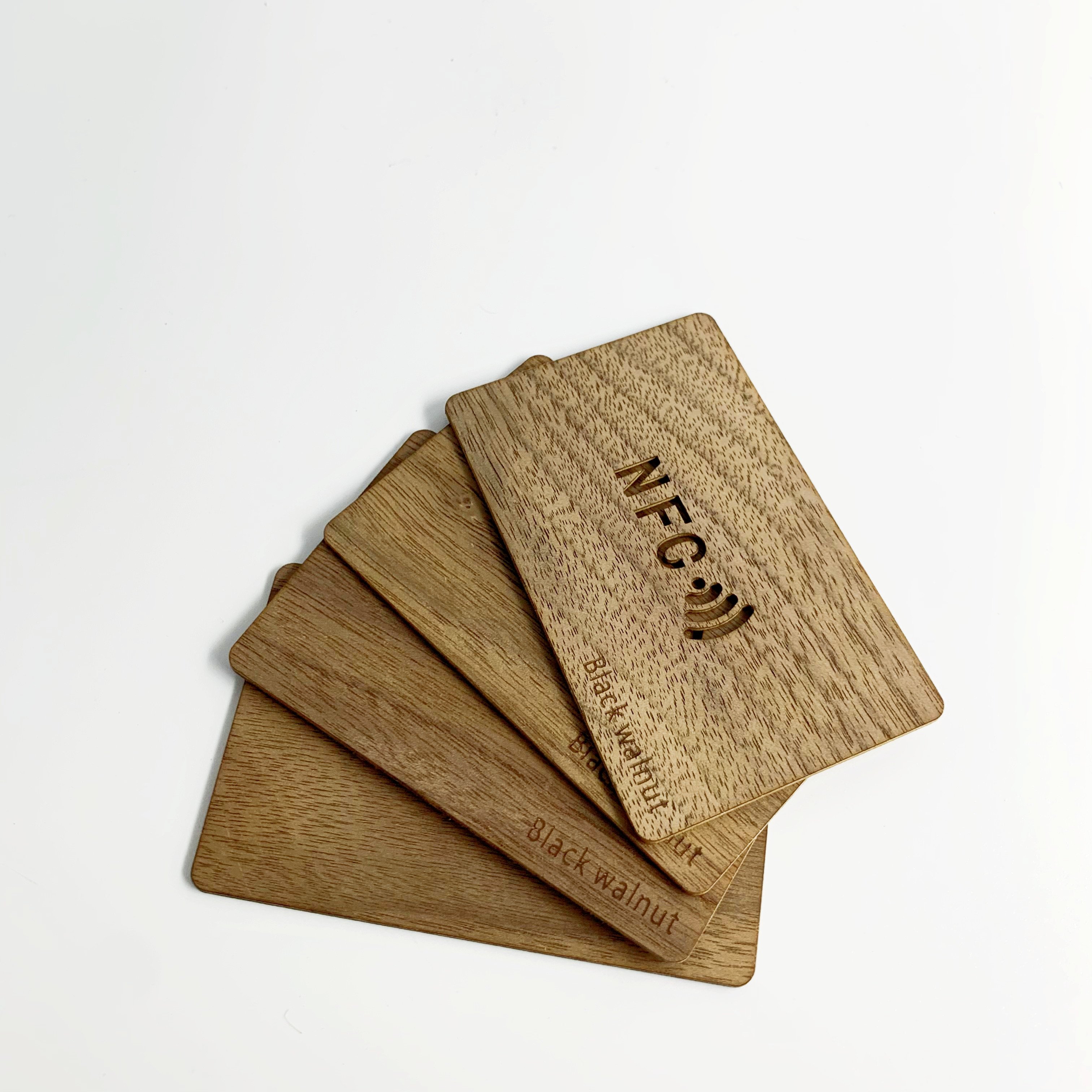 Custom Laser Engraved Printed wood RFID wooden card for Business card Access Control Hotel Room Door card