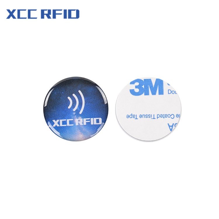 custom Waterproof small nfc tag 213/215/216 chip cheap social media epoxy nfc tag