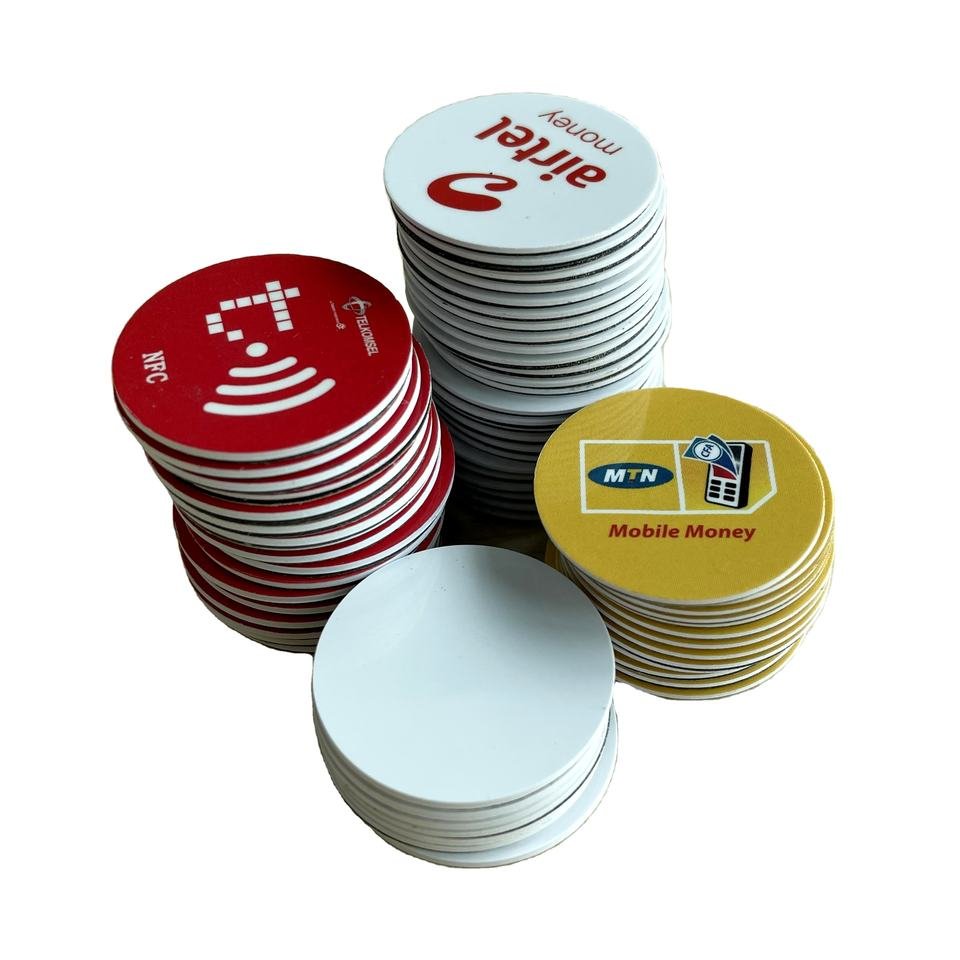RFID 125khz TK4100 Stickers Coins 25mm Smart Tags Read-only Access Control Cards