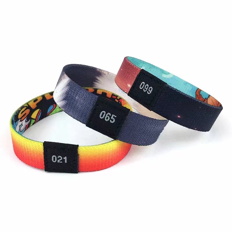 NFC Bracelet Hot Fashion RFID label tag Elastic Wristband for Access Control & Cashless Payment with NFC Fabric Wristband