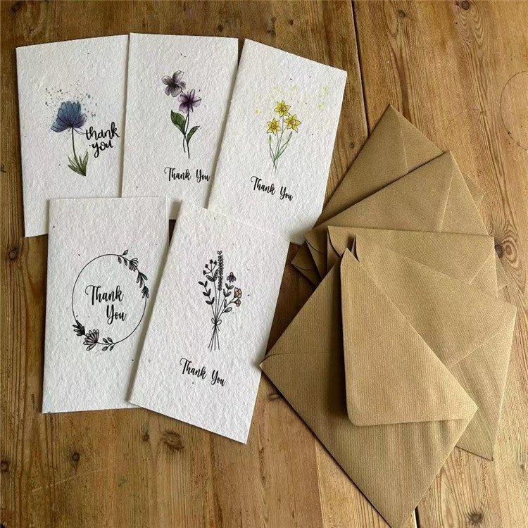 Wholesale customized happy birthday thank you Greeting Cards Set Bulk All Occasion Assorted Greeting Cards with Envelopes