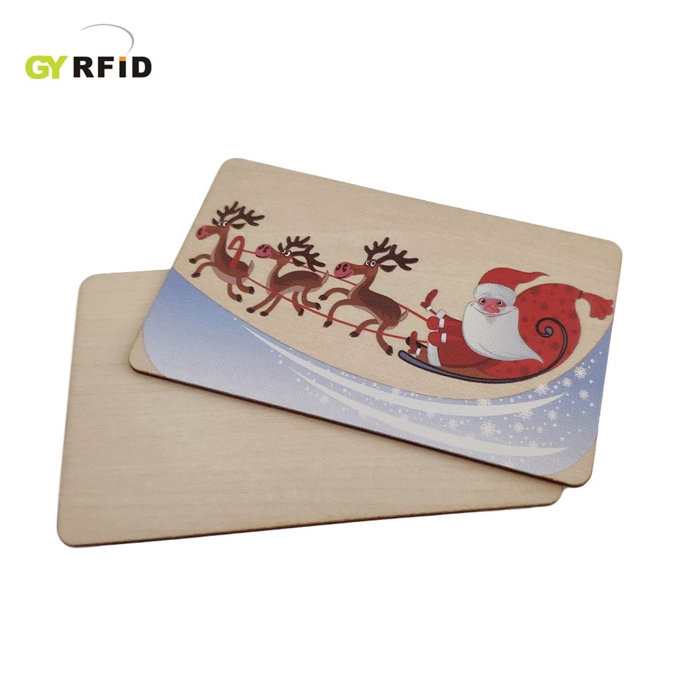 NFC wood card nfc recycled wooden rfid card wood business cardfor pub
