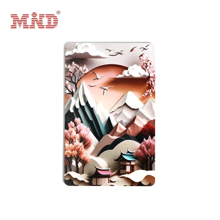 Wholesale Printing 3d Relief Wooden Tourist postcards of Famous Scenic Spots