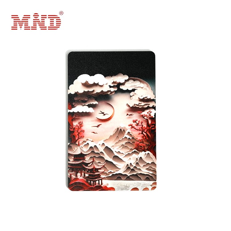 Wholesale Printing 3d Relief Wooden Tourist postcards of Famous Scenic Spots