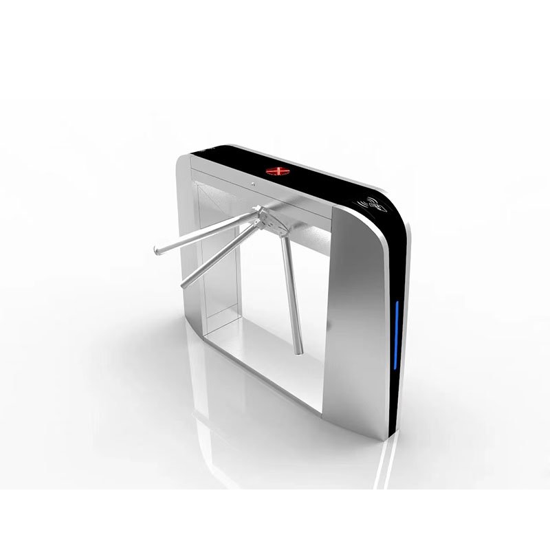 Semi-Automatic Swing Barrier Access Control System Fingerprint QR Code Reader TCP/IP Turnstiles Entrance/Exit Security Barrier