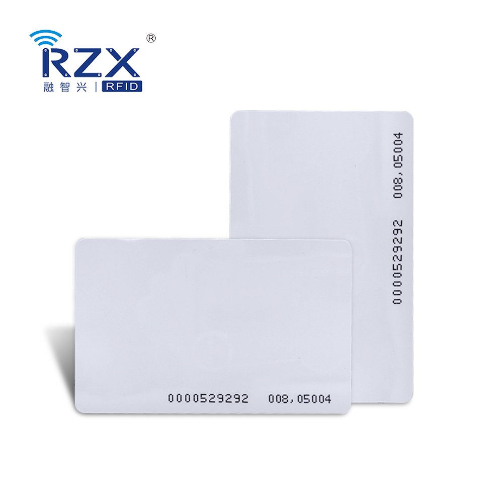 ISO14443A 13.56MHz PVC Material Printable MIFARE Classic chip Blank White RFID Card for Access Control