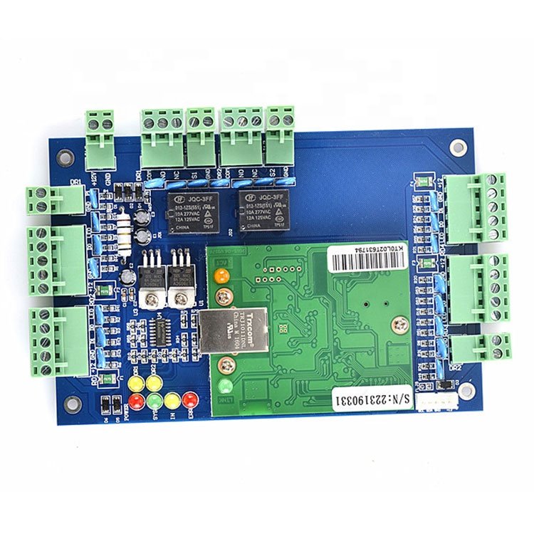 Smart Security Multi Double Two Doors Wiegand RFID Proximity Card Door Lock Access Controller System Board Panel