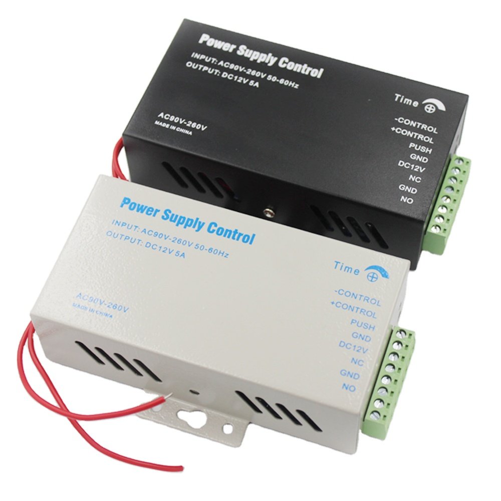 DC 12V 5A Power Supply RFID card Access Control System Power Supply AC 100~240V security camera intercom power adapter