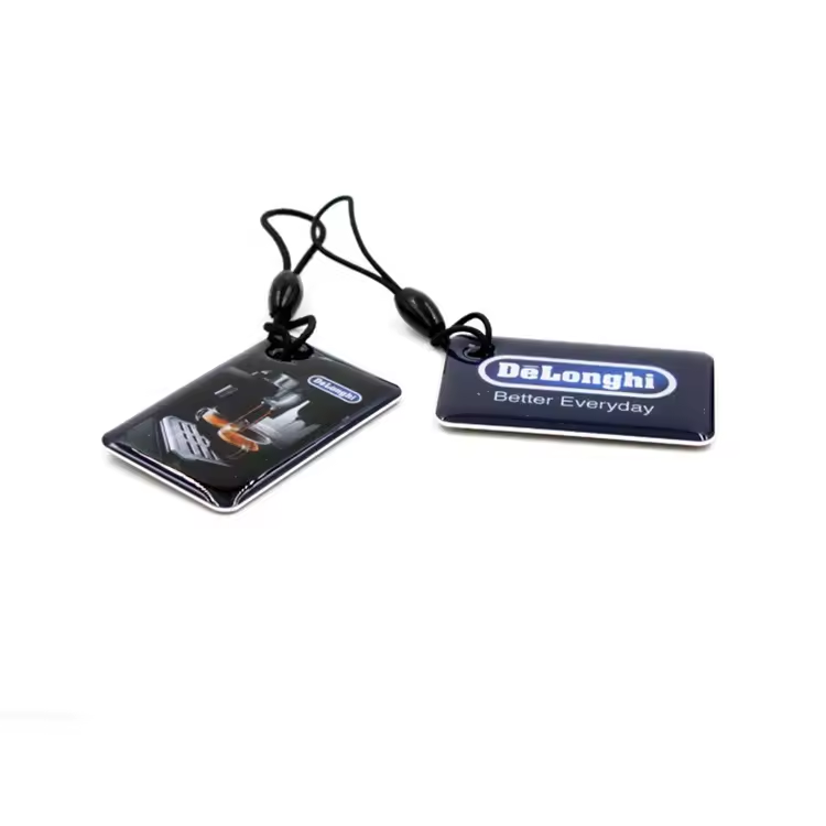 factory price customize epoxy keychain tag pvc plastic smart rfid nfc access control cards