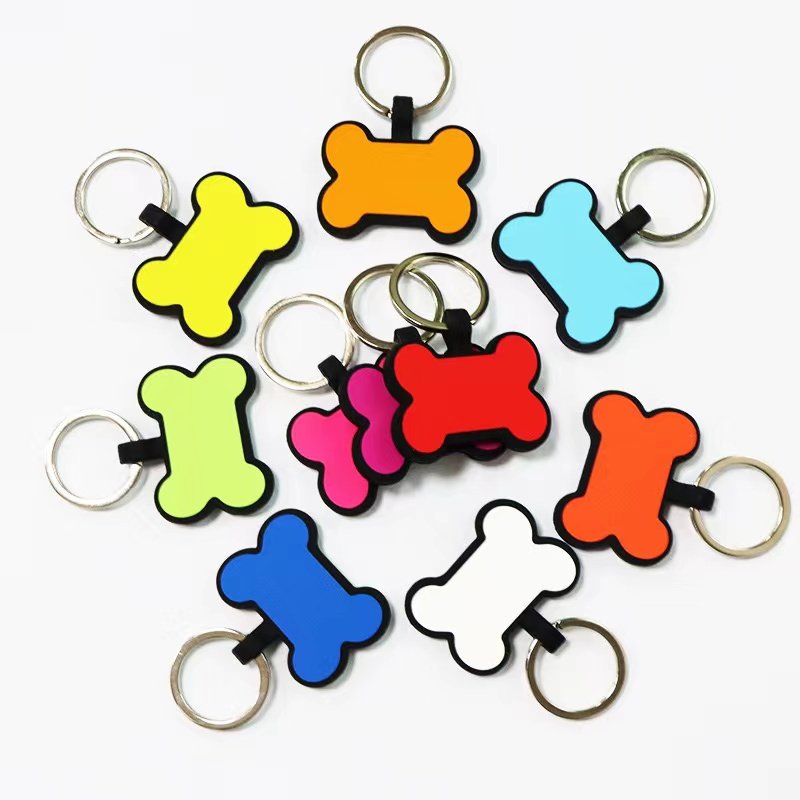 13.56MHz Full Epoxy Edge Custom Logo and QR Code Print NFC Dog Tag Mini RFID Pet Tag with Special Features