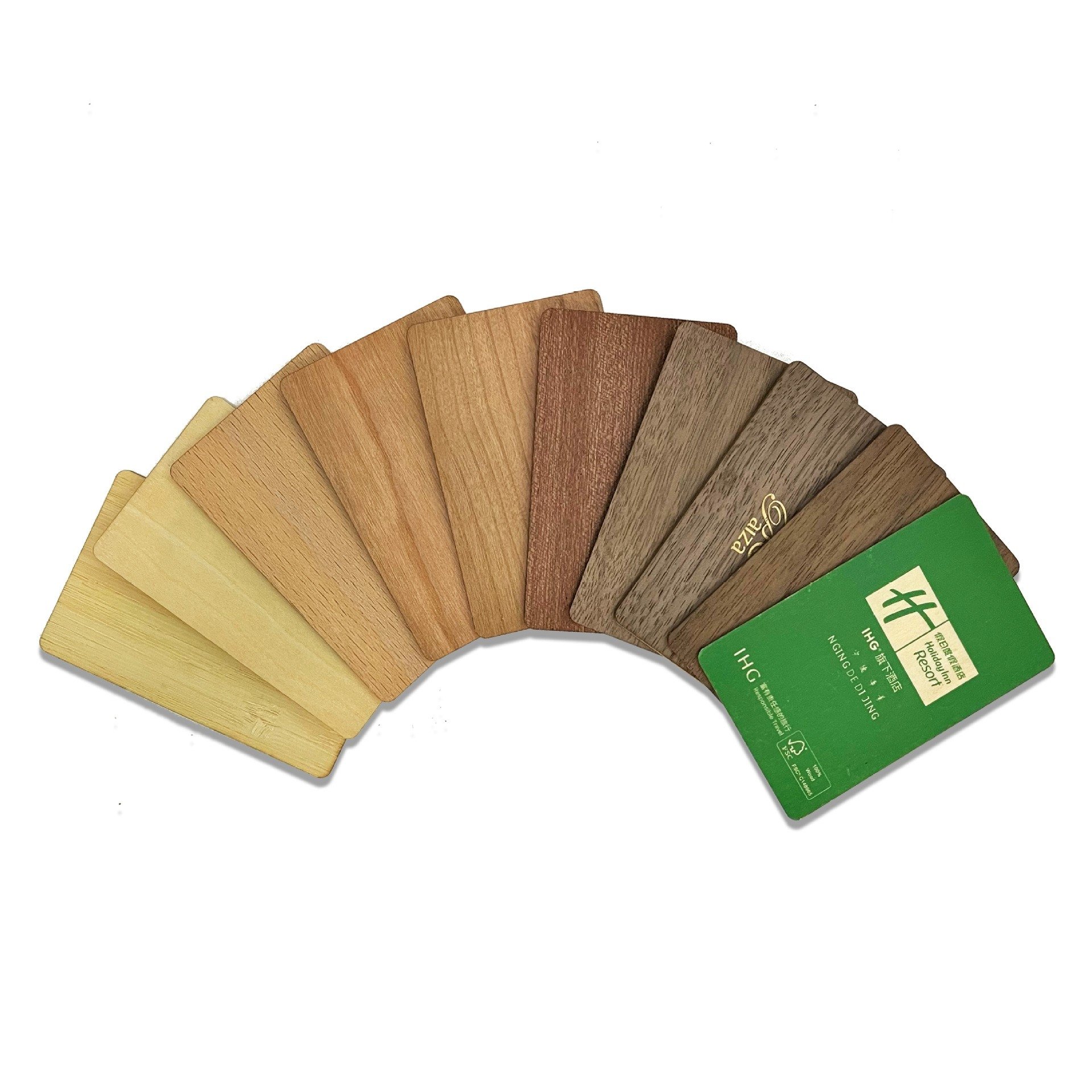 Customize Contactless Access Control Proximity Card 125khz Tk4100 Chip Smart Hotel Creative Wooden Blank RFID Card