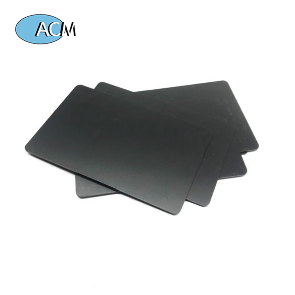 Custom Printable 13.56mhz NTAG215 Smart Digital RFID Business PVC Matt Black NFC Card