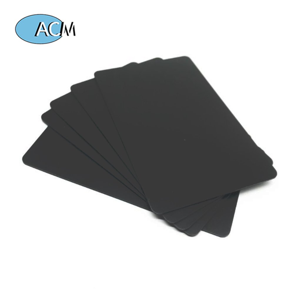 Custom Printable 13.56mhz NTAG215 Smart Digital RFID Business PVC Matt Black NFC Card