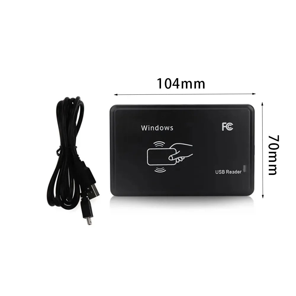 125KHz 13.56MHz RFID Reader USB Proximity Sensor Smart Access Control Card Reader