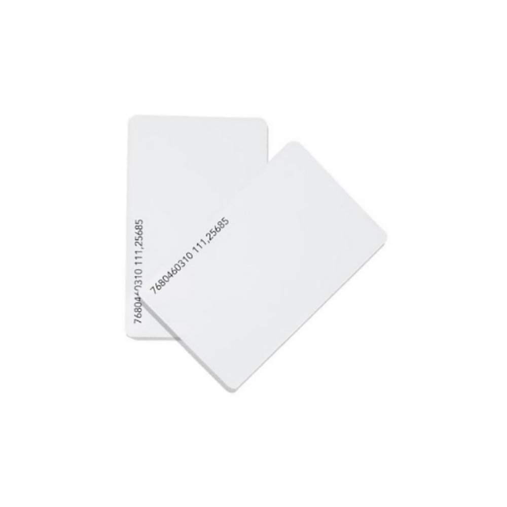 125KHz Access Control Card CR80 Size 85.5*54*0.9mm TK4100 White Blank PVC Cards