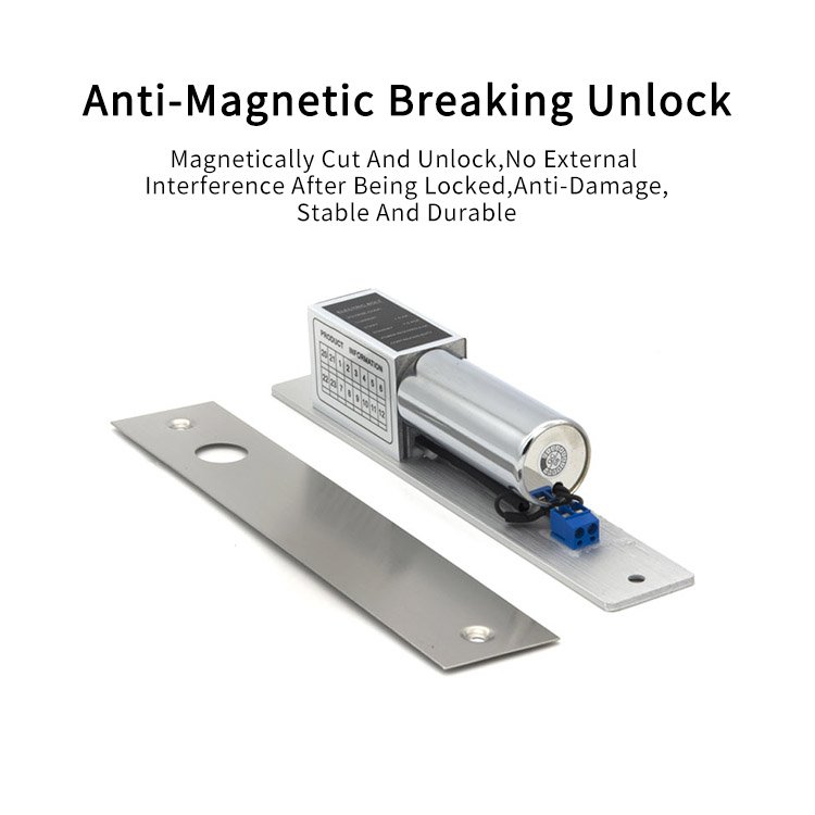 Windproof and waterproof access card reader set with doorbell, RFID card, power supply, magnetic lock, exit switch kit