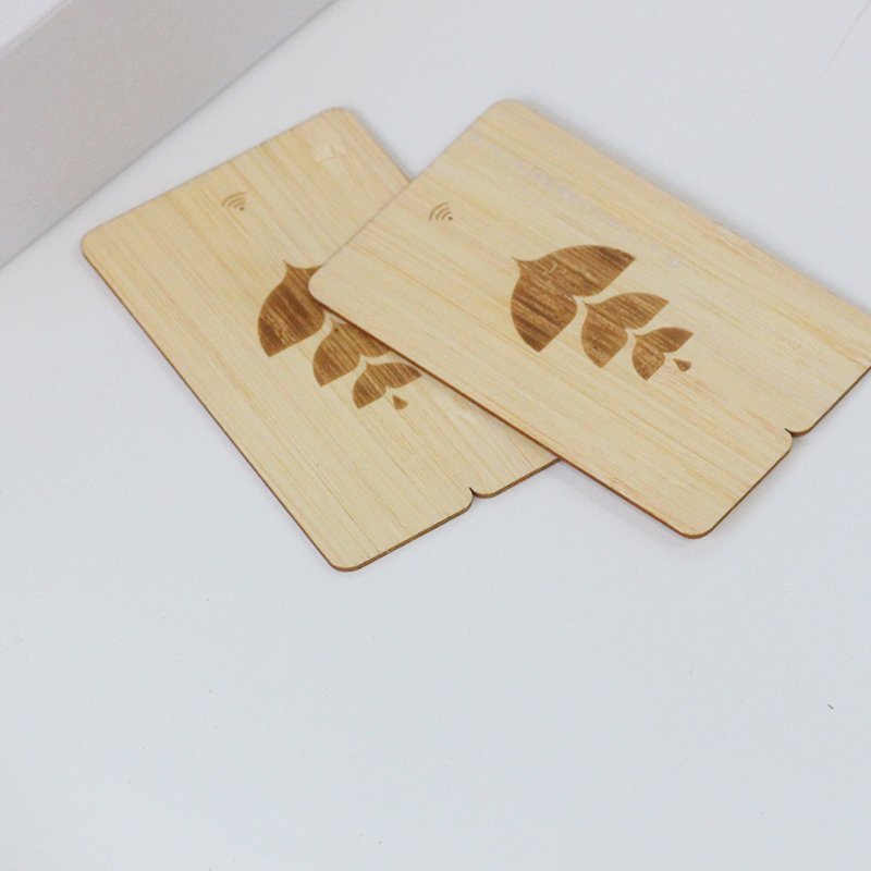 Salto Wooden RFID Key Cards For Hotels