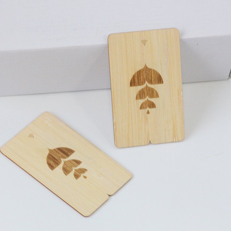 Salto Wooden RFID Key Cards For Hotels