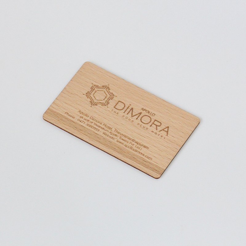 Salto Wooden RFID Key Cards For Hotels