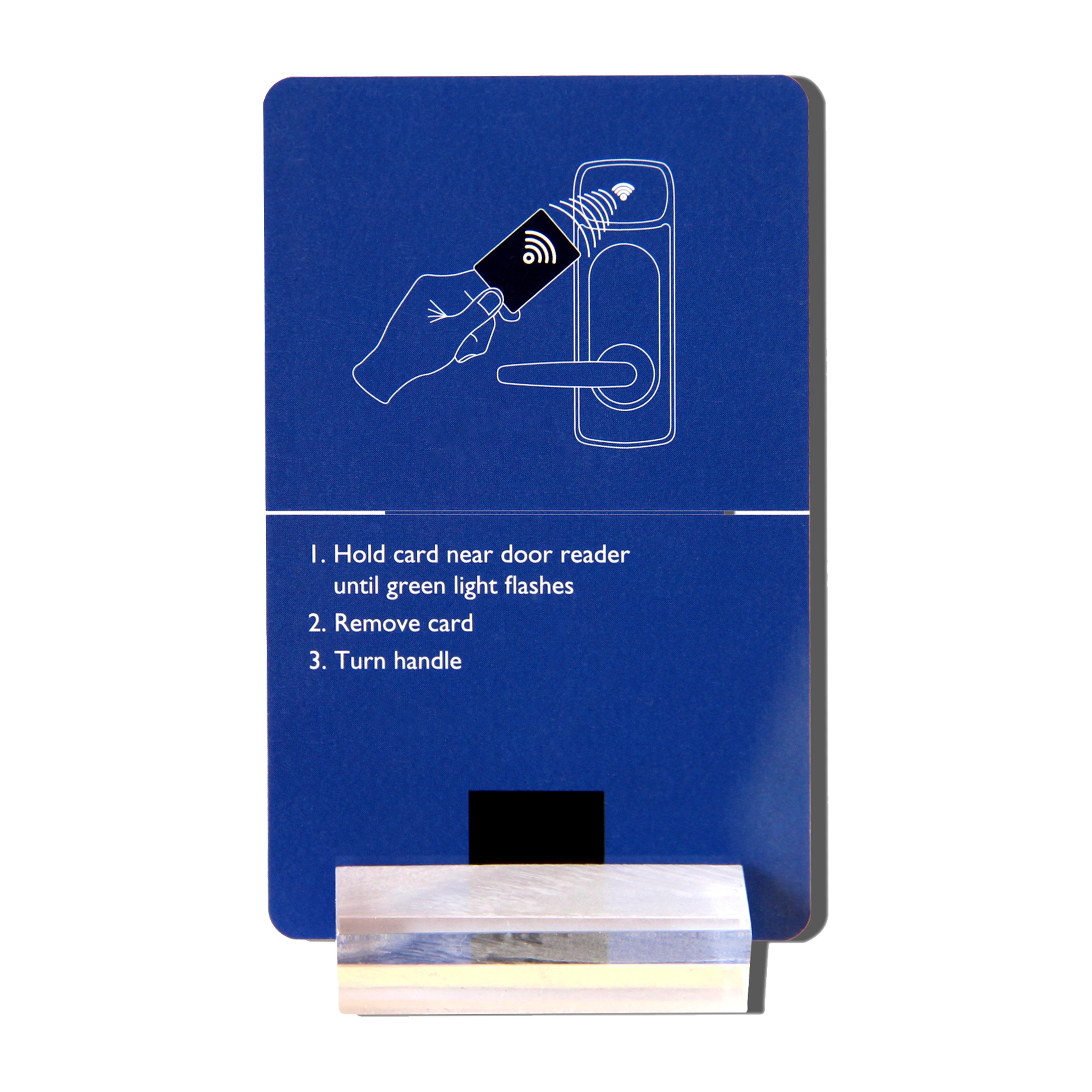 CR80 Plastic White Blank Printable PVC Card With Chip for Hotel Key Access Control Card