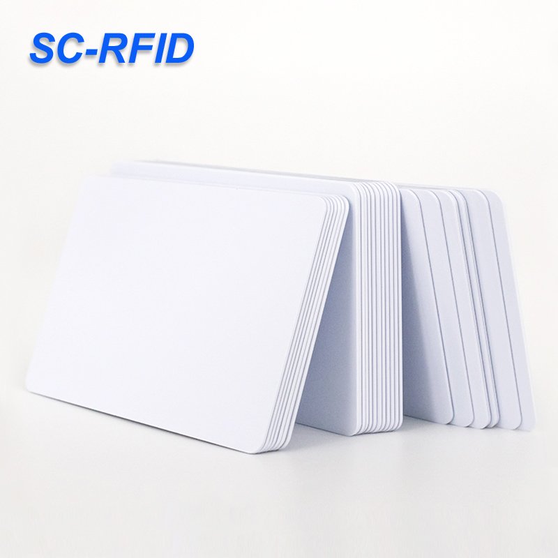 13.56mhz Waterproof/Weatherproof NFC 215 White Card HF PVC Blank Card Custom Logo Printed RFID Card For Google Review