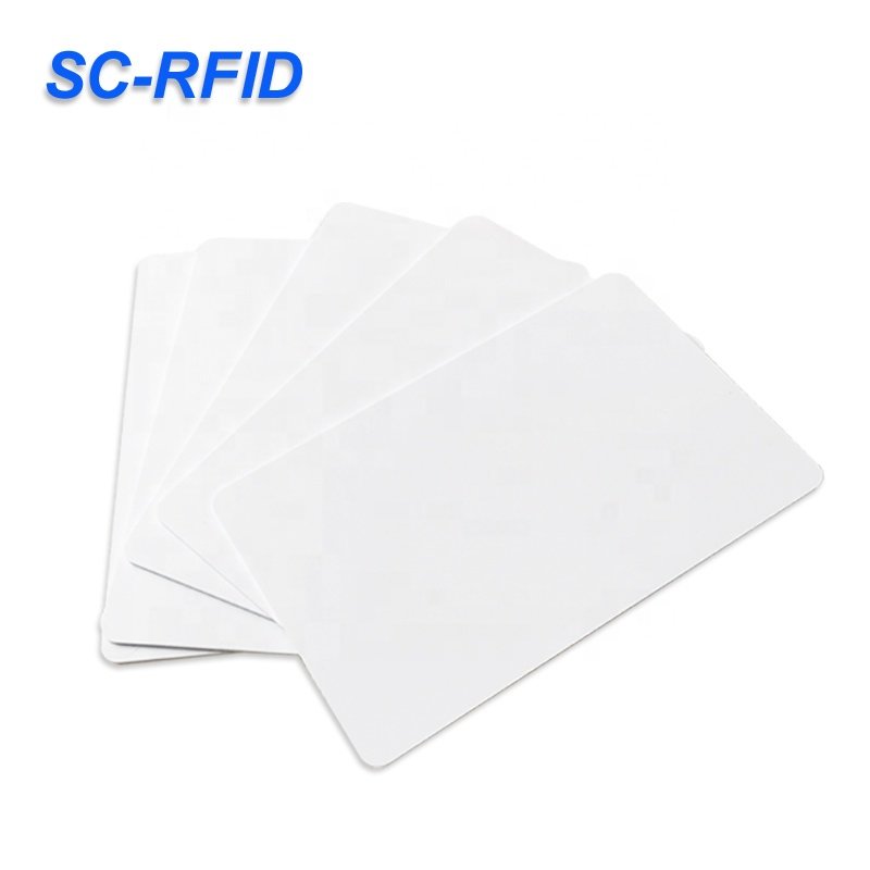 13.56mhz Waterproof/Weatherproof NFC 215 White Card HF PVC Blank Card Custom Logo Printed RFID Card For Google Review