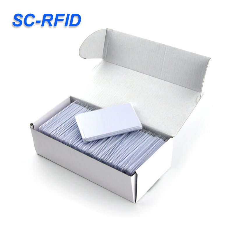 13.56mhz Waterproof/Weatherproof NFC 215 White Card HF PVC Blank Card Custom Logo Printed RFID Card For Google Review