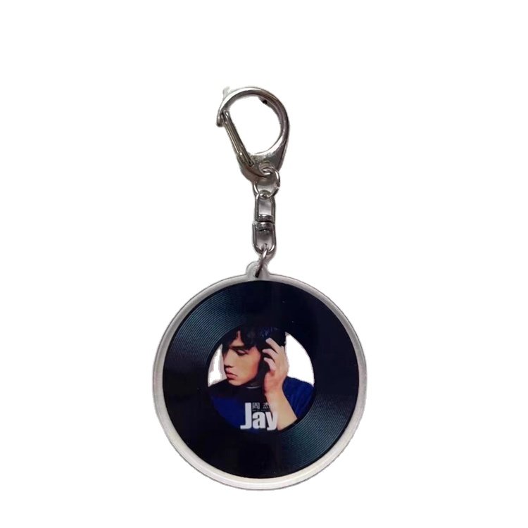 2024 Super Popular DIY Smart Rfid NFC Music NFC Acrylic Key Chain Tag Directly Play Music Card