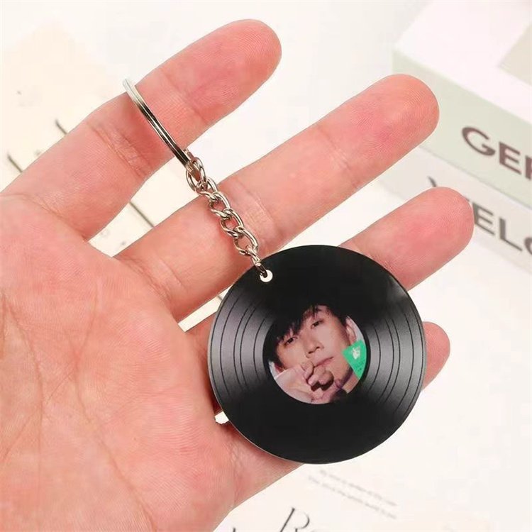2024 Super Popular DIY Smart Rfid NFC Music NFC Acrylic Key Chain Tag Directly Play Music Card