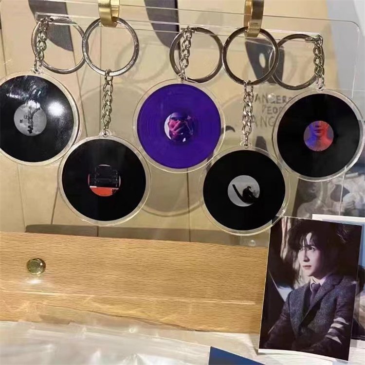 2024 Super Popular DIY Smart Rfid NFC Music NFC Acrylic Key Chain Tag Directly Play Music Card