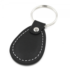 Entrance Access Control 13.56MHz Mifare RFID Leather Keyfob