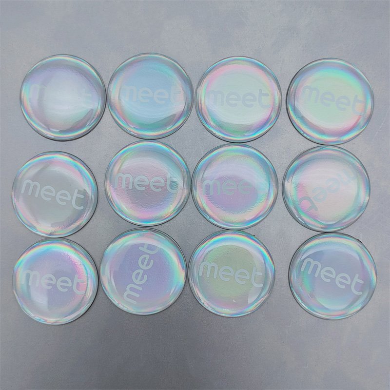 ntag 213 nfc sticker Social Media Sharing Programmable NFC Anti-lost Pet Tag QR Code Microchip Epoxy card For Pets