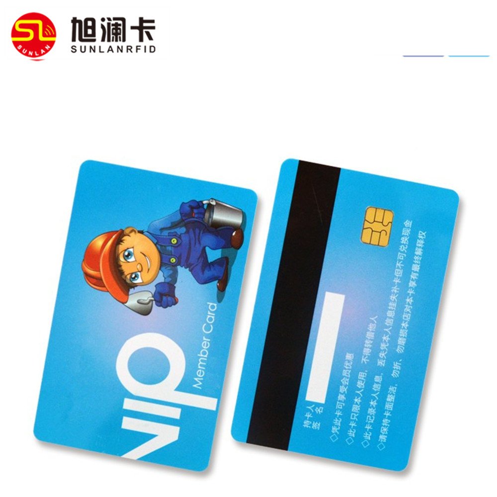 Hitag1/2/S256 hico magnetic stripe PVC access control smart chip card