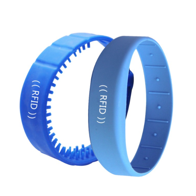 Hot Sale T5577 125Khz replicable RFID card 13.56Mhz NFC wristband 860-960Mhz UHF Bracelet Silicone Adjustable RFID Wristband