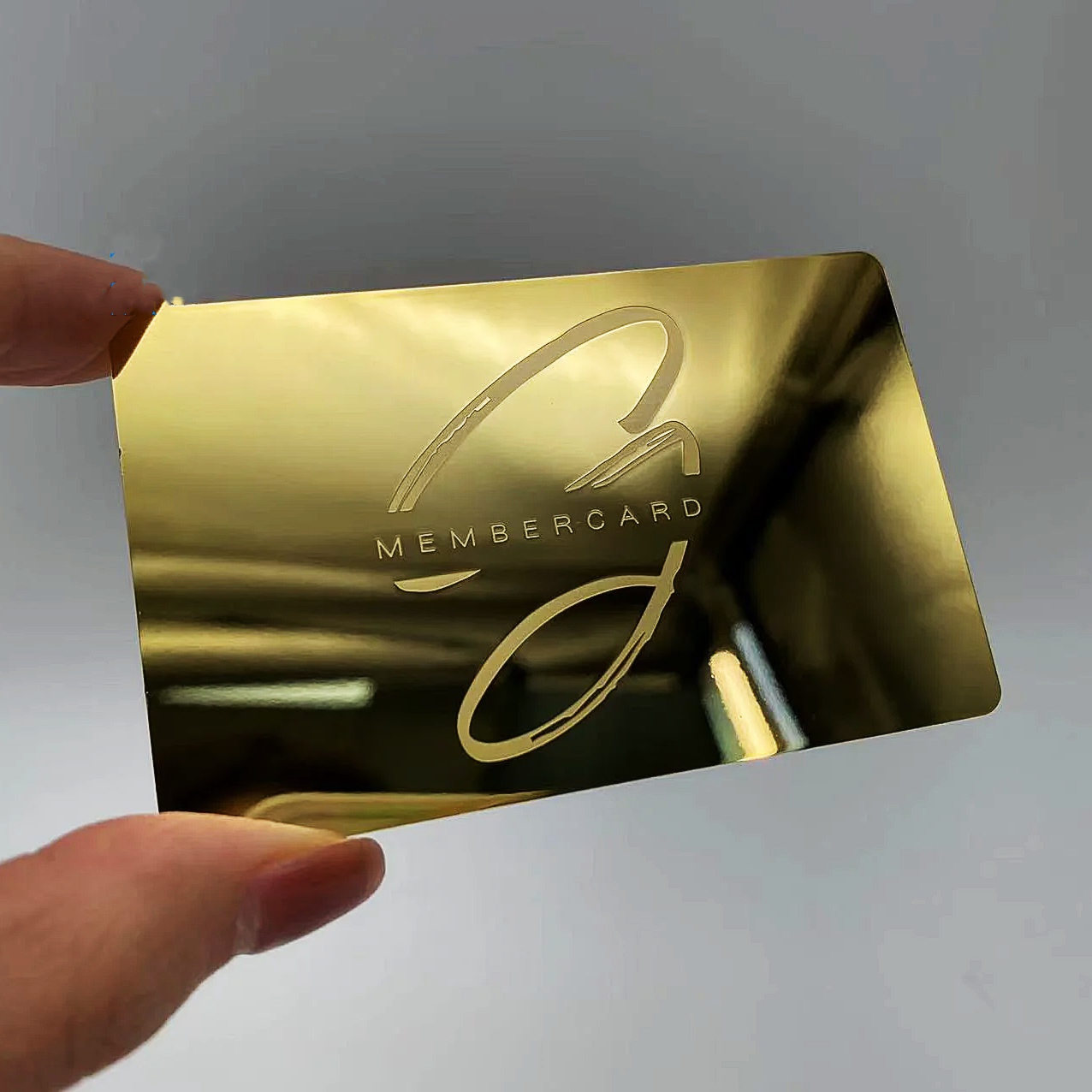 Premium NFC Business Cards Luxury Brushed Metal NFC Business Card 24K Gold Printable NFC Business Card