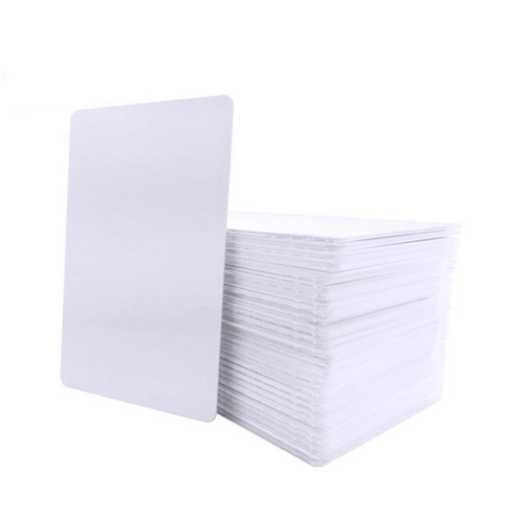 High Quality Badge Printers Graphic Quality White Plastic F08 Premium Blank PVC Cards