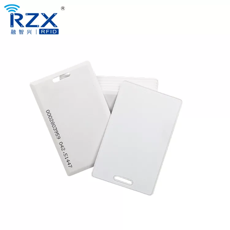 CR80 RFID Printable UID Number PVC TK4100 85.5*54mm Clamshell ID Card Access Control Card