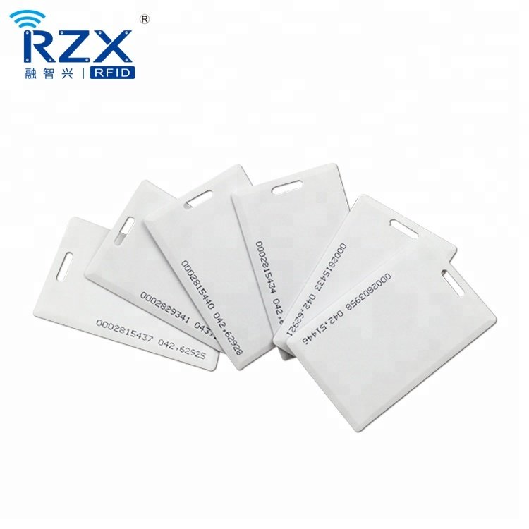 CR80 RFID Printable UID Number PVC TK4100 85.5*54mm Clamshell ID Card Access Control Card