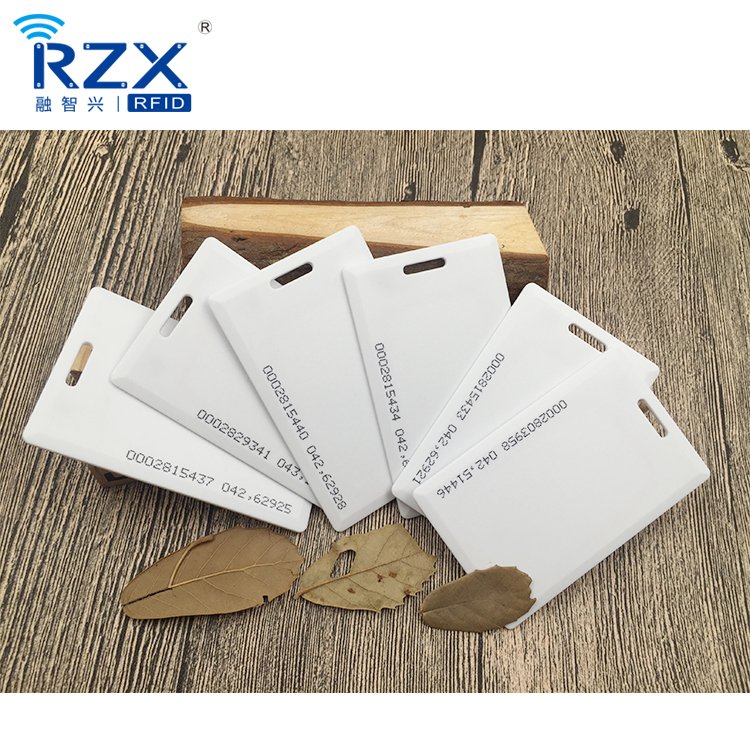 CR80 RFID Printable UID Number PVC TK4100 85.5*54mm Clamshell ID Card Access Control Card