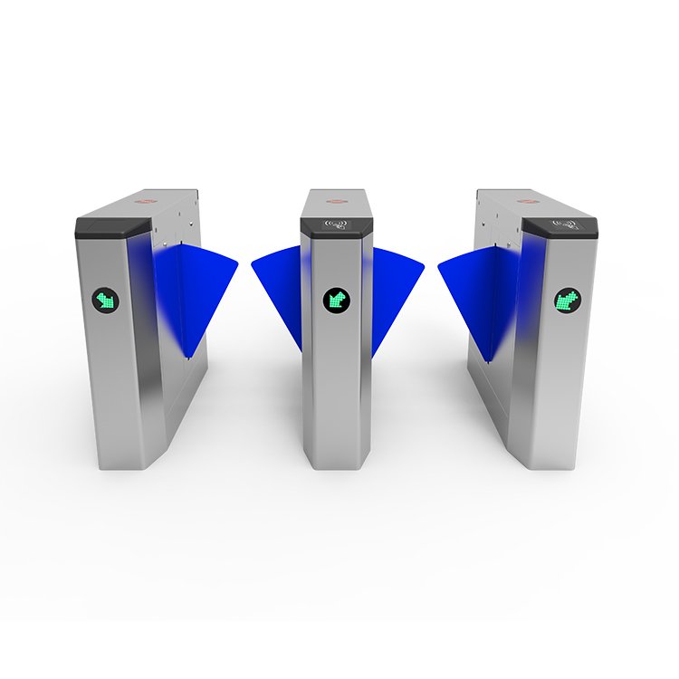 Flap Barrier Gate Turnstile Electric Smart Turnstile Entrance Control System High Quality For Gym School Hospital Office