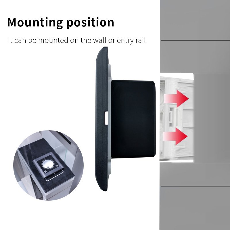 Zhongyan RFID 125kHz QR Code Card Reader With Hd Camera Wiegand26 34 Interface 2D QR Code Reader For Access Control System