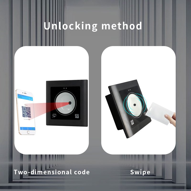 Zhongyan RFID 125kHz QR Code Card Reader With Hd Camera Wiegand26 34 Interface 2D QR Code Reader For Access Control System