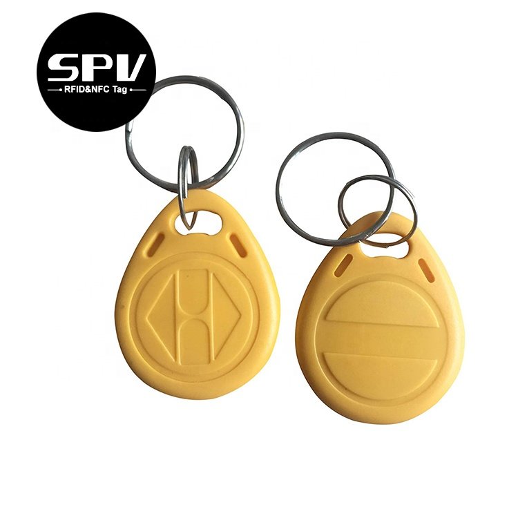 Rewritable Passive 125Khz T5577 TK4100 Access Control Keychain RFID ABS Keyfob Tag