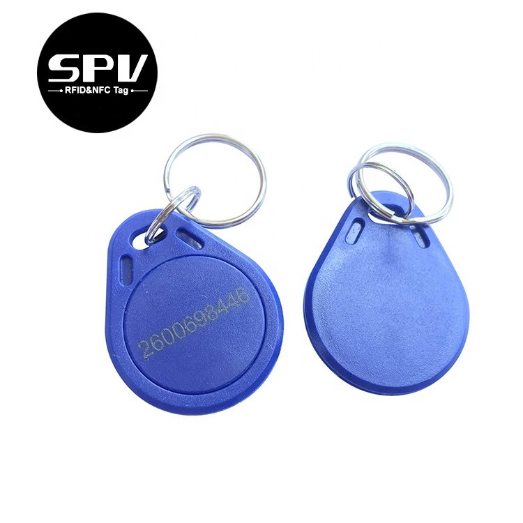 Rewritable Passive 125Khz T5577 TK4100 Access Control Keychain RFID ABS Keyfob Tag