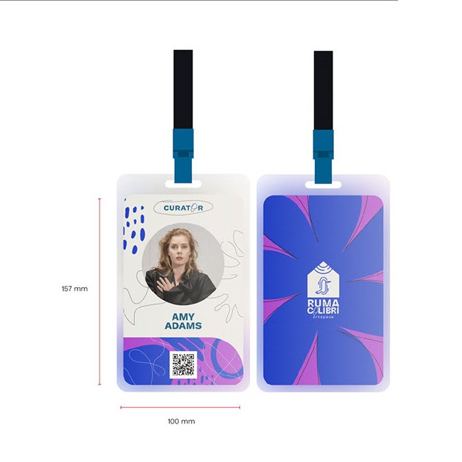 smart card RFID NFC Pvc Hanging Identification Card for student doctor employee blank