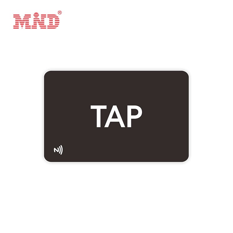 Customized 13.56Mhz Black Matte NFC Card MIFARE Classic 1k RFID Blank PVC MIFARE Ultralight EV1 Tap Digital Business Cards