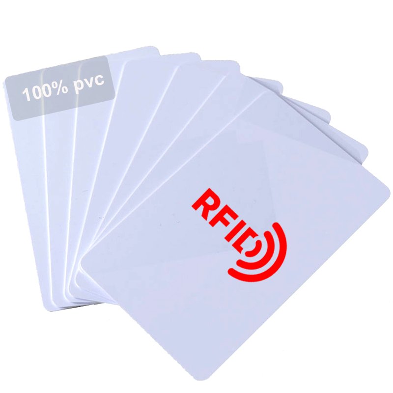Waterproof black Plastic PVC printer 125 khz 13.56MHz contactless Student ID Hotel key cards Access control NFC RFID PVC card