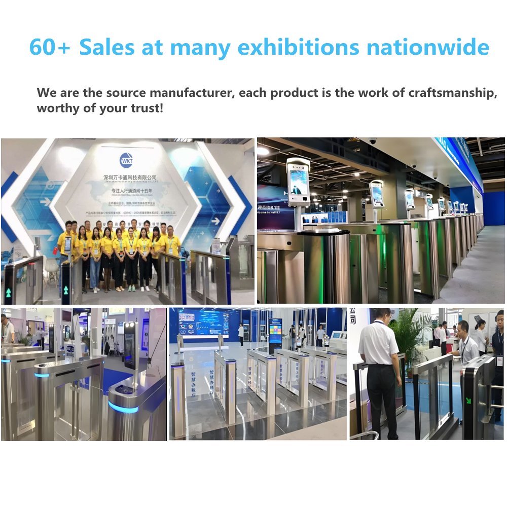 Hot Sale Movement Function Smart Rfid Card Reader Tripod Turnstile Gate With Digital Fingerprint Of Access Control Fixed Arm